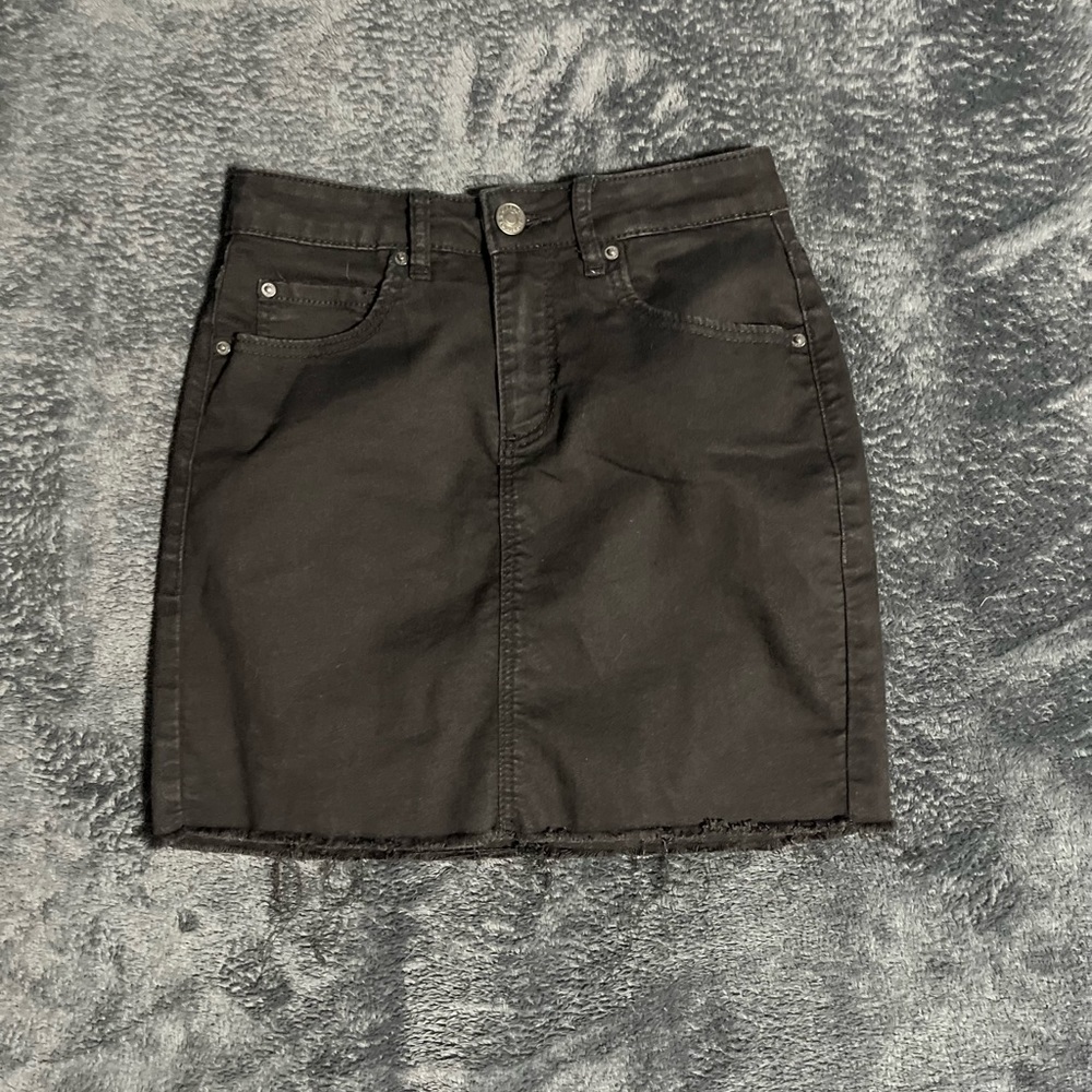 Garage: stretch mini-skirt, black, size XS